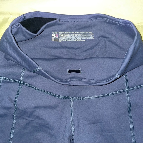 Victoria’s Secret Grey Knockout Tights Leggings / With Pockets! NWOT - Picture 3 of 6